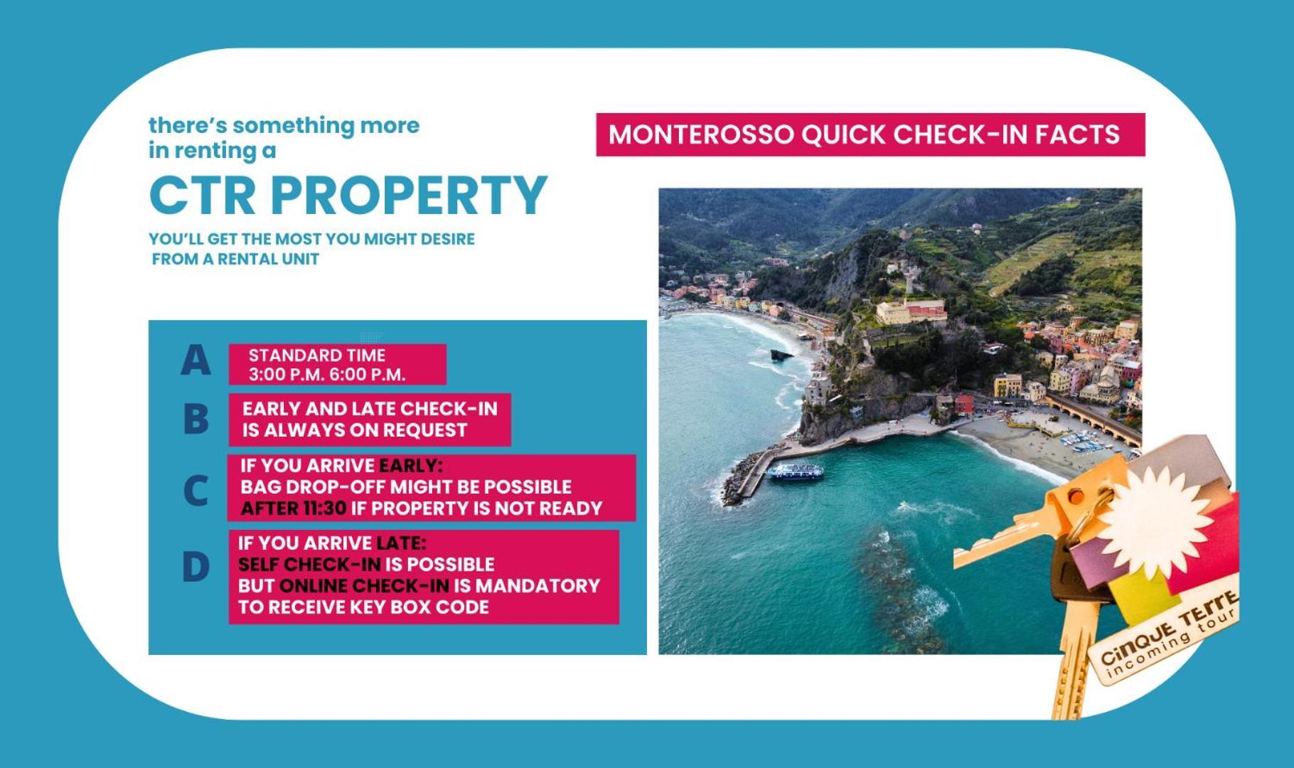 Giaella Sea View Apartment Monterosso al Mare Eksteriør billede